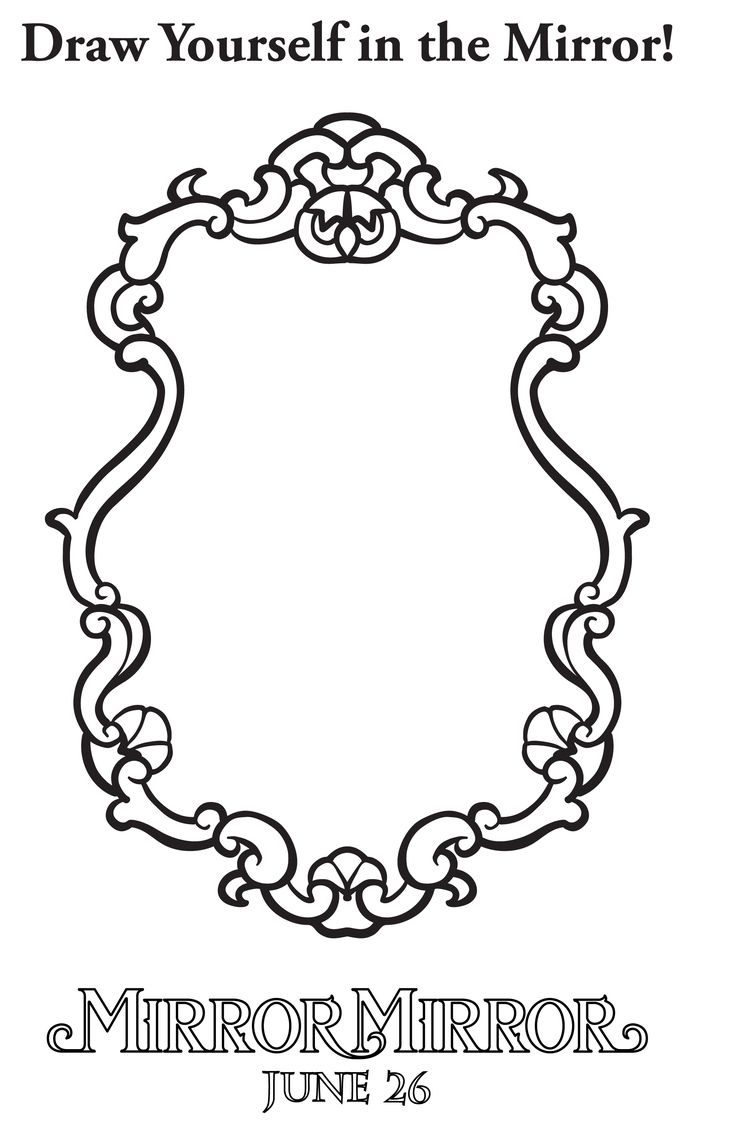 Download Mirror clipart coloring page, Mirror coloring page ...