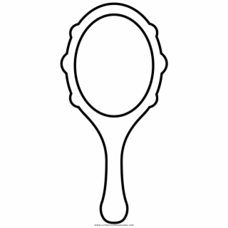 mirror clipart coloring page