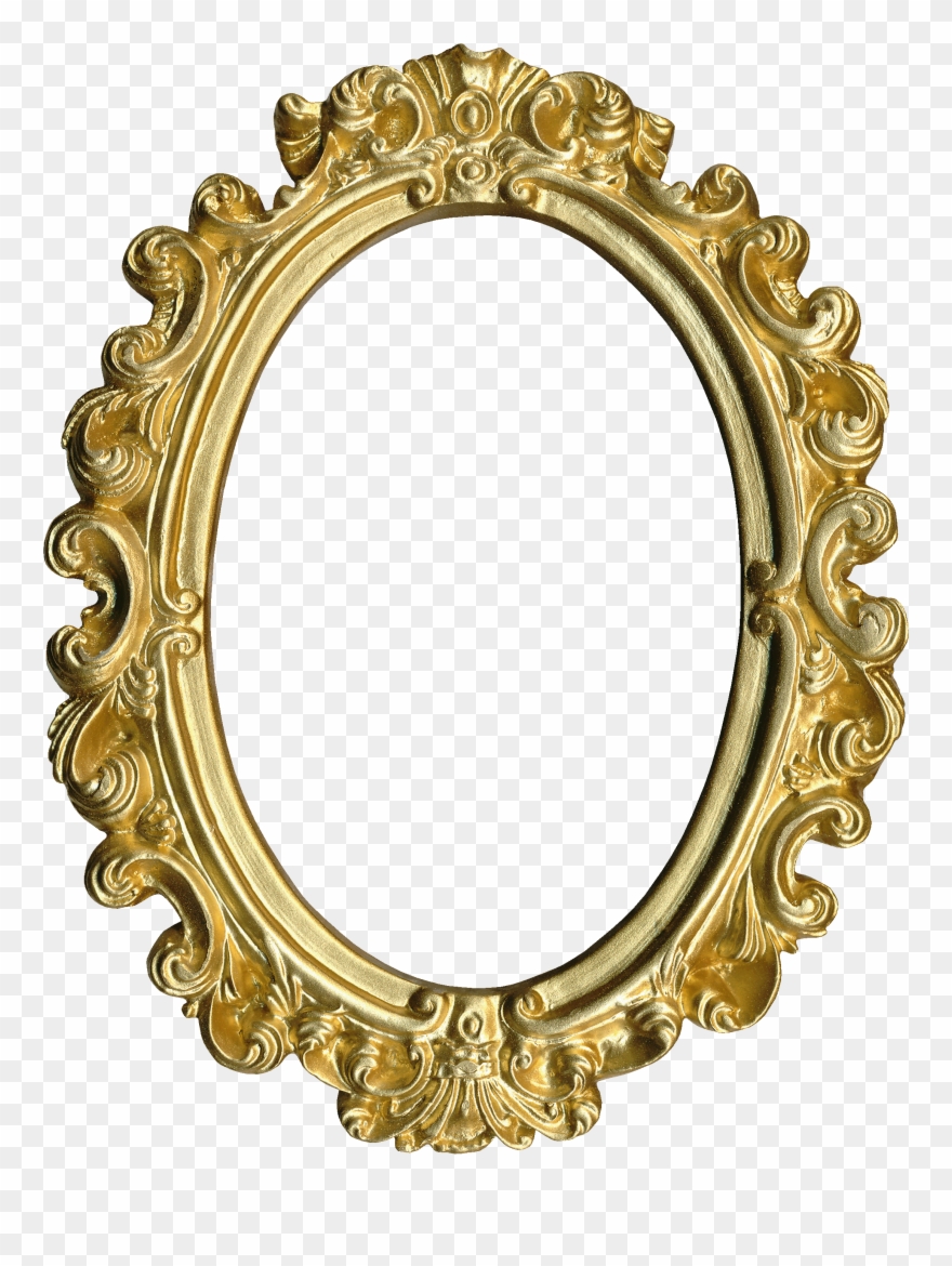 oval clipart fancy mirror