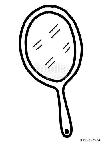 mirror clipart free vector