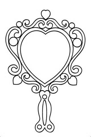 mirror clipart line drawing