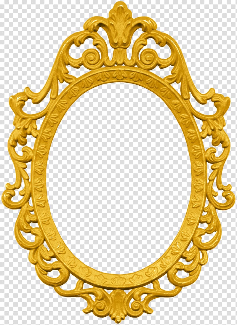 Oval frame illustration frames. Mirror clipart ornate