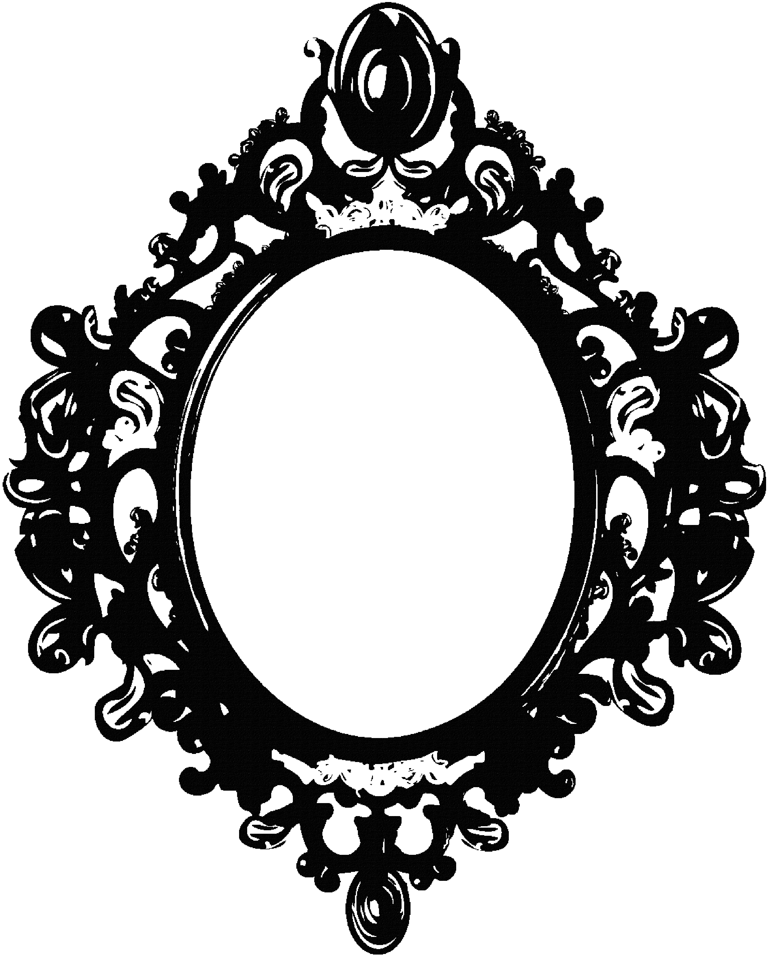 mirror clipart vain person