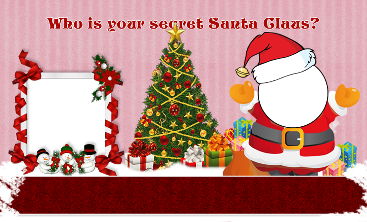Who is your santa. Missions clipart secret pal
