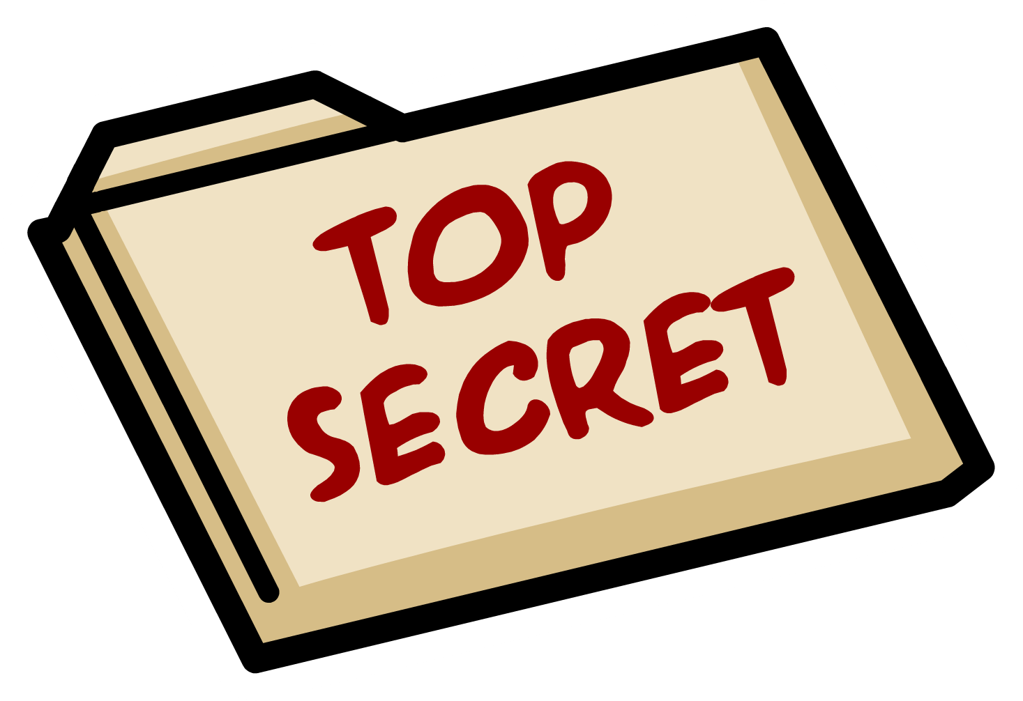 stamp clipart top secret