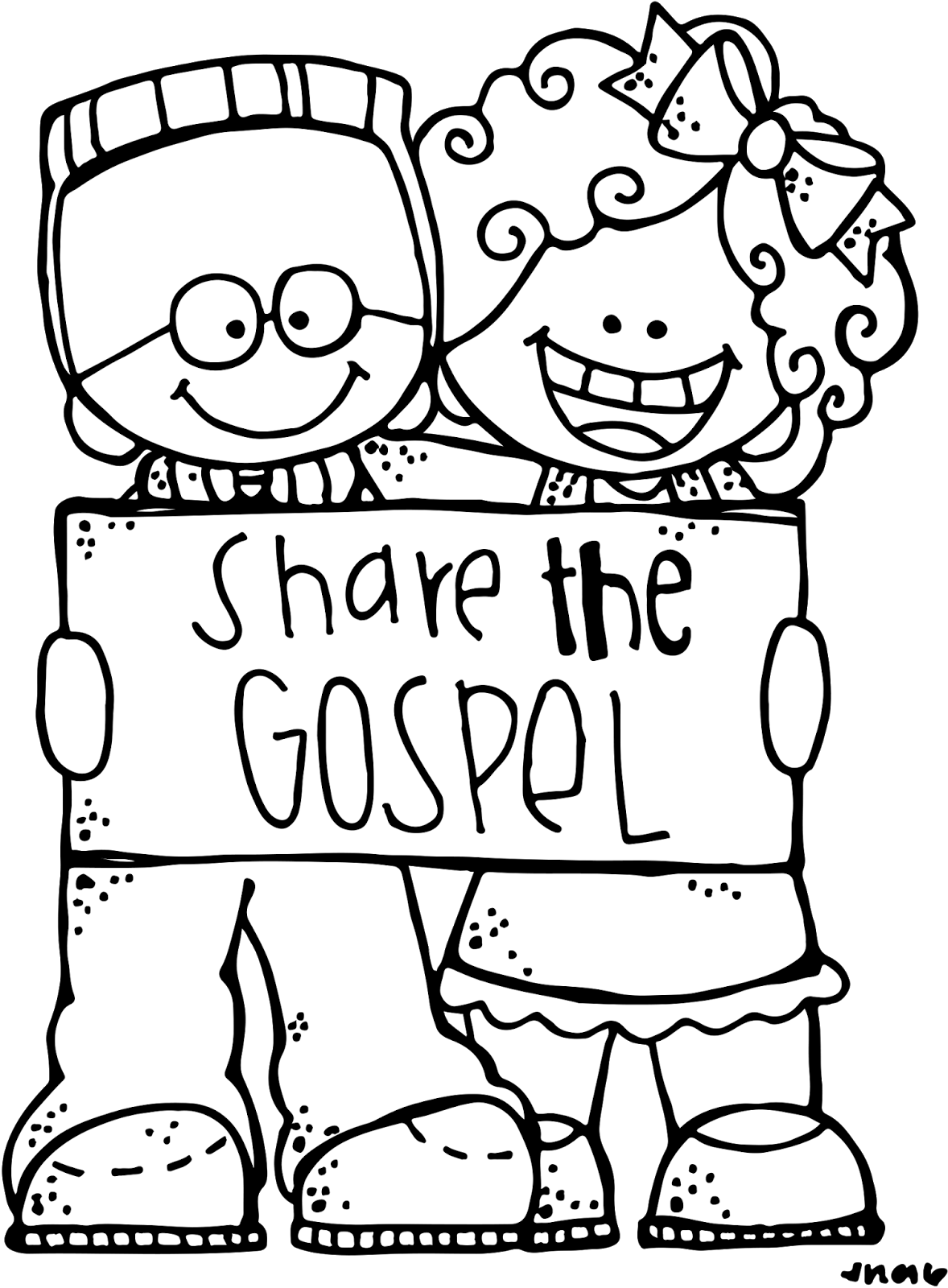 missionary clipart share gospel