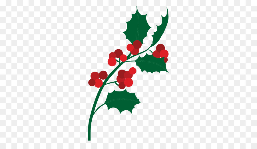 Christmas tree drawing illustration. Mistletoe clipart branch