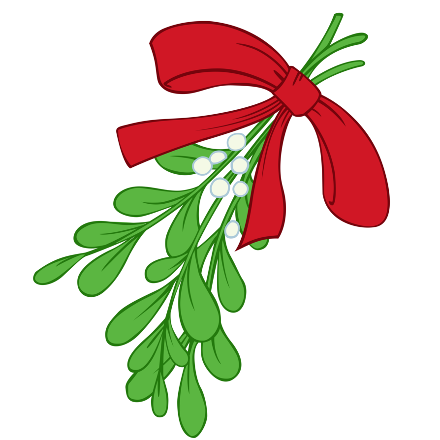 Mistletoe Clipart Holly Sprig Mistletoe Holly Sprig Transparent FREE