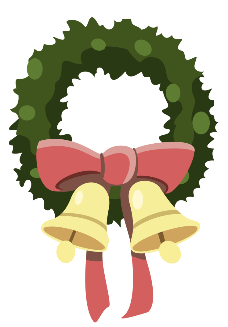 Canterlot by liamb on. Christmas wreath vector png