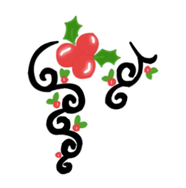 mistletoe clipart vector