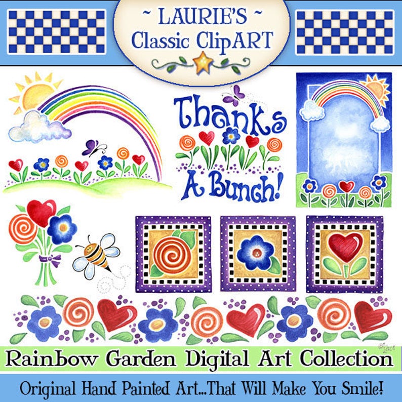 Rainbow clip art furnell. Mitten clipart laurie