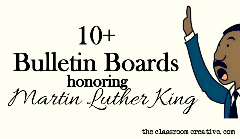 Mlk clipart bulletin. Martin luther king boards