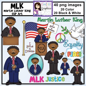 Martin luther king jr. Mlk clipart community resource