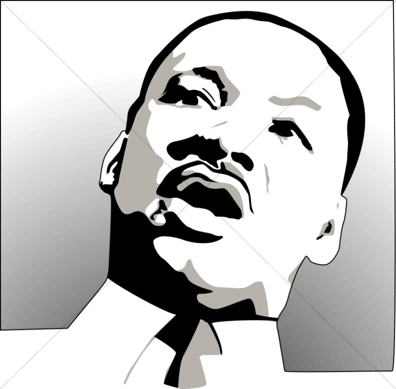Mlk clipart free at last. Martin luther king 
