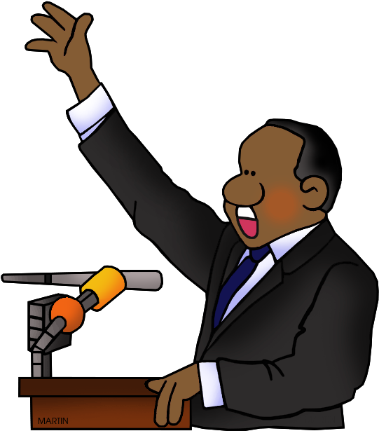 Famous people from georgia. Mlk clipart heart
