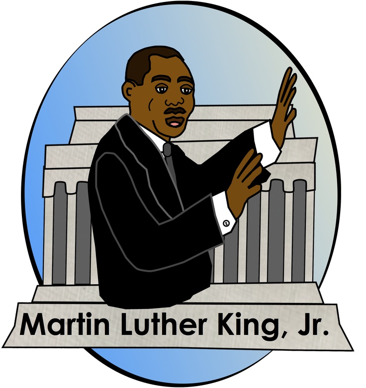 Martin luther king jr. Mlk clipart icon