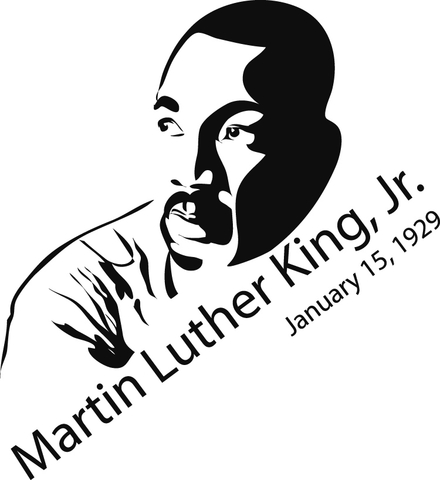 mlk clipart outline