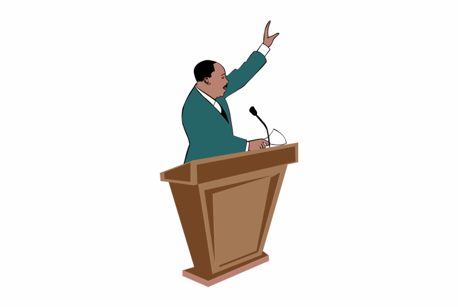 mlk clipart speech mlk