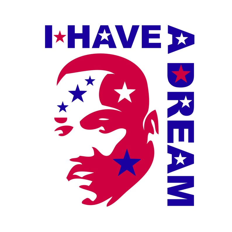 Martin luther king day. Mlk clipart svg