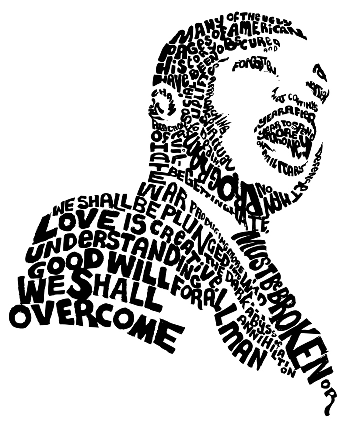 Happy th birthday martin. Mlk clipart wordle