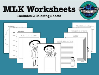mlk clipart worksheets