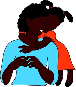 mom clipart african american