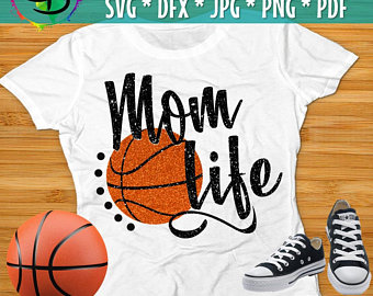 mom clipart basketball