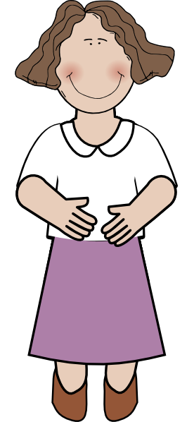 mother clipart standing