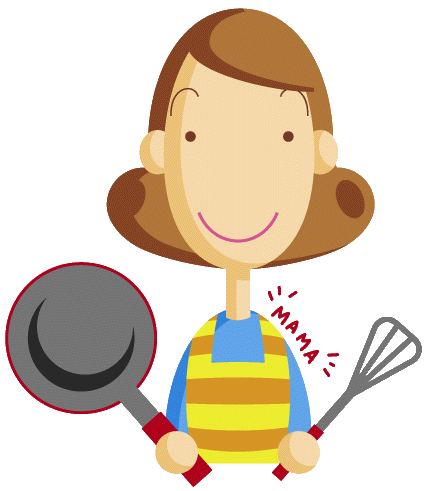 Mom clipart momma. Cooking mama clip art