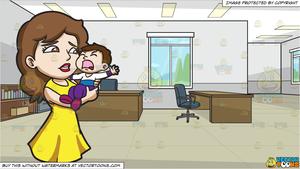 mom clipart office