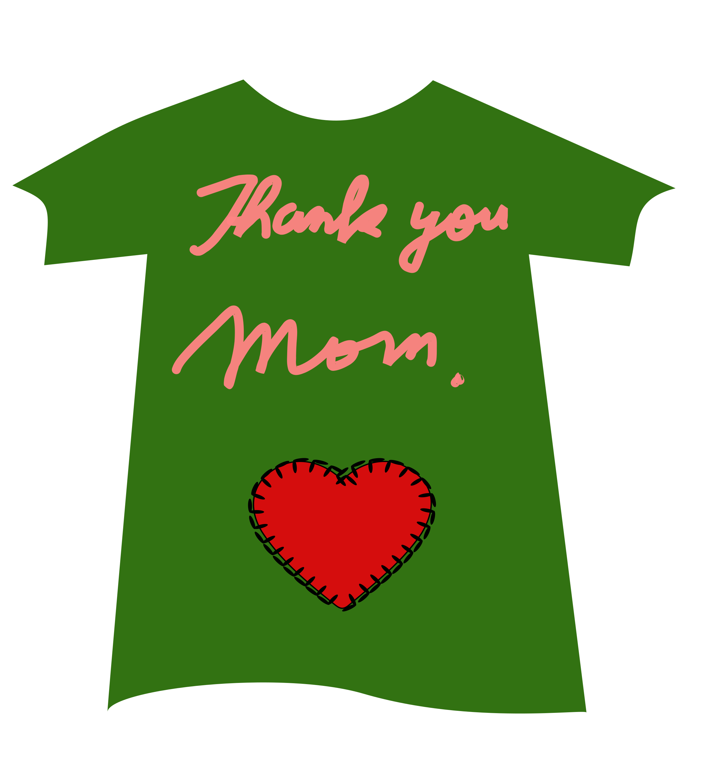 Mom clipart thank you. Tshirt thankyou big image