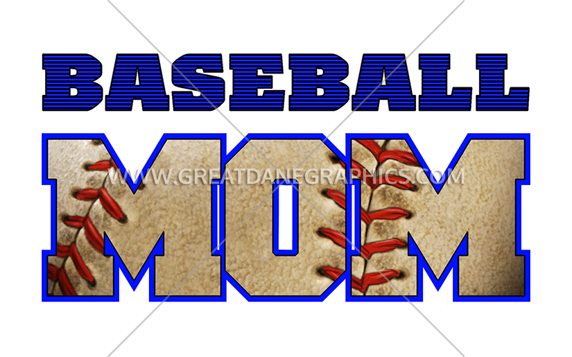 Baseball production ready artwork. Mom clipart zombie