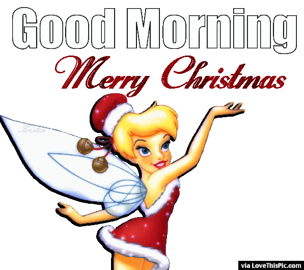 Wednesday clipart good morning. Merry christmas tinkerbell quote