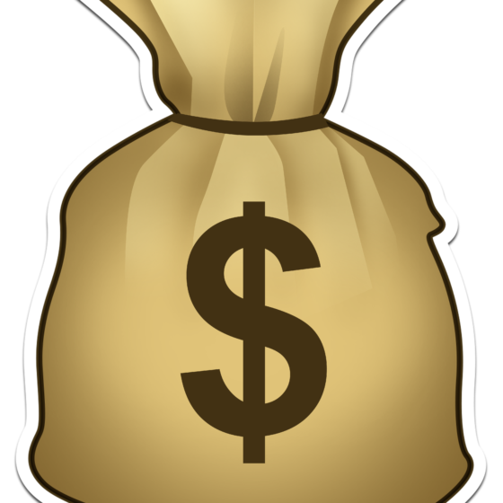 Money bag emoji png.  x inch build