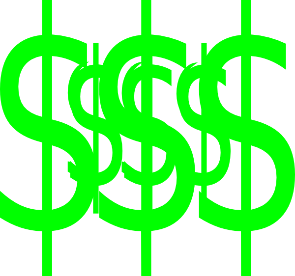 green clipart money