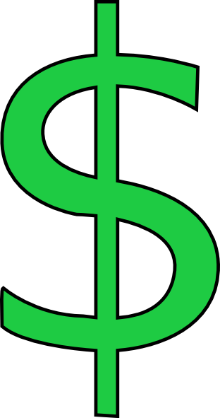 money clip art dollar sign