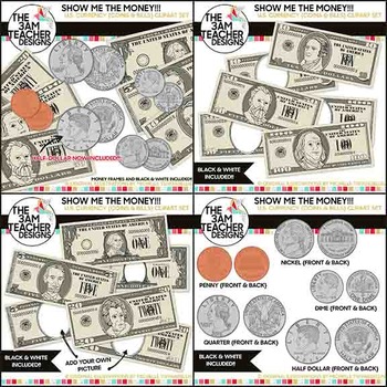 U s currency and. Money clipart digital
