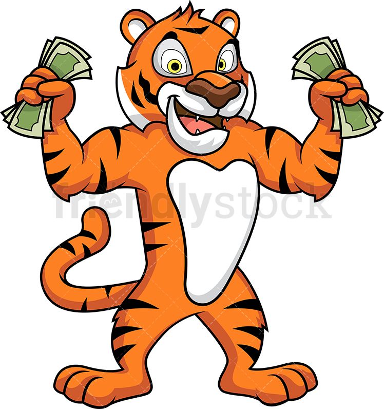 money clipart tiger