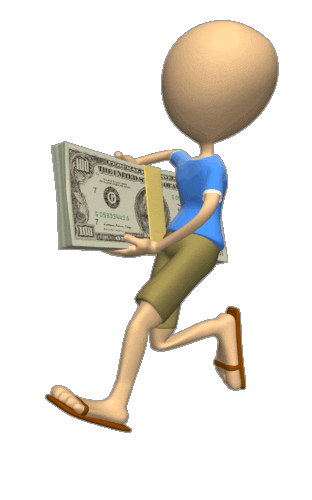 Animated sticker for ios. Money gif png