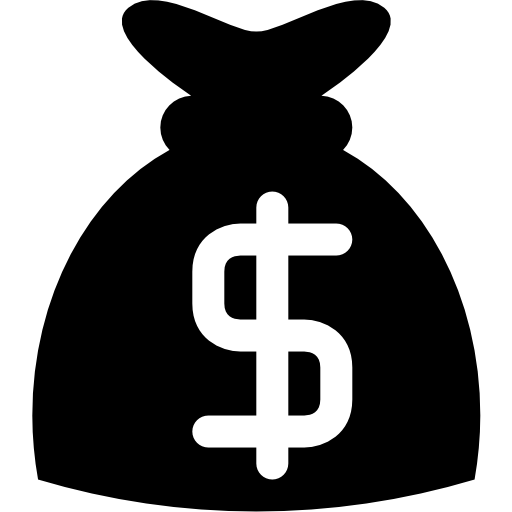 Money symbol png. Bag icon free icons