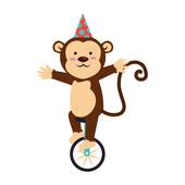 Monkey clipart circus. Portal 
