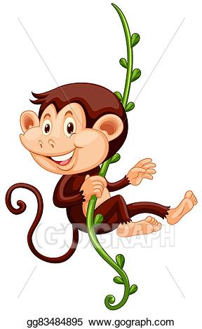 monkey clipart climb