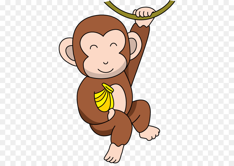 monkey clipart hand