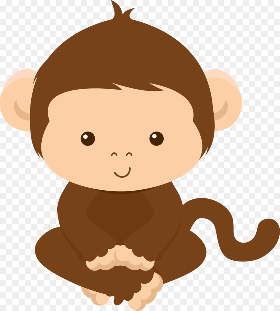 Background . Monkey clipart jungle animal