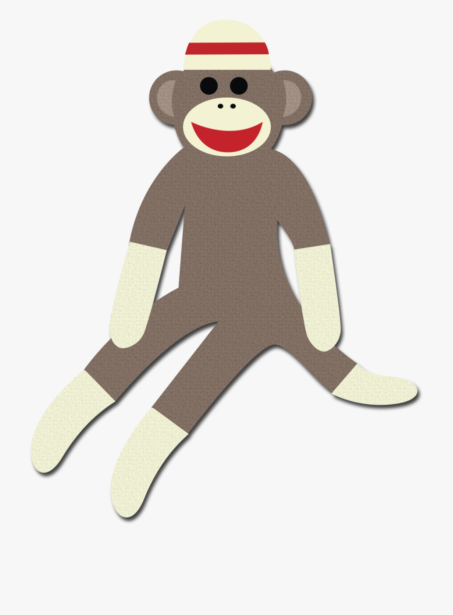 Free sock clip art. Monkey clipart toy