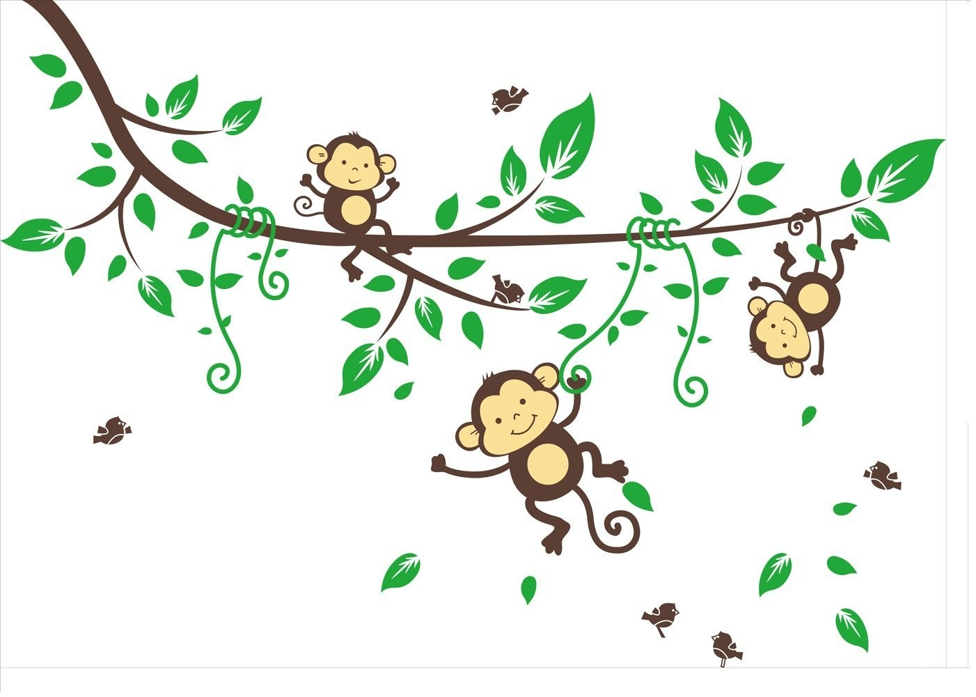 monkey clipart vine