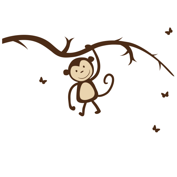 monkeys clipart branch