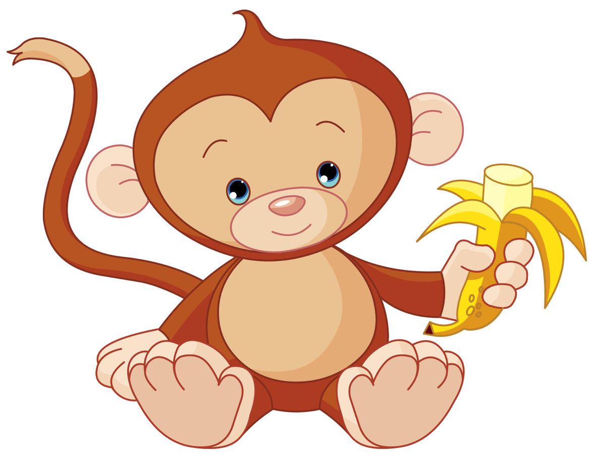 Baby clip art monkey. Monkeys clipart chimpanzee