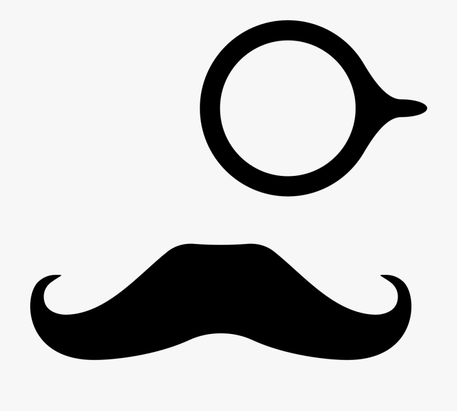 mustache clipart stock