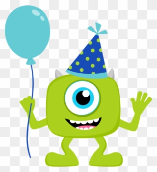 Free png clip art. Monster clipart birthday